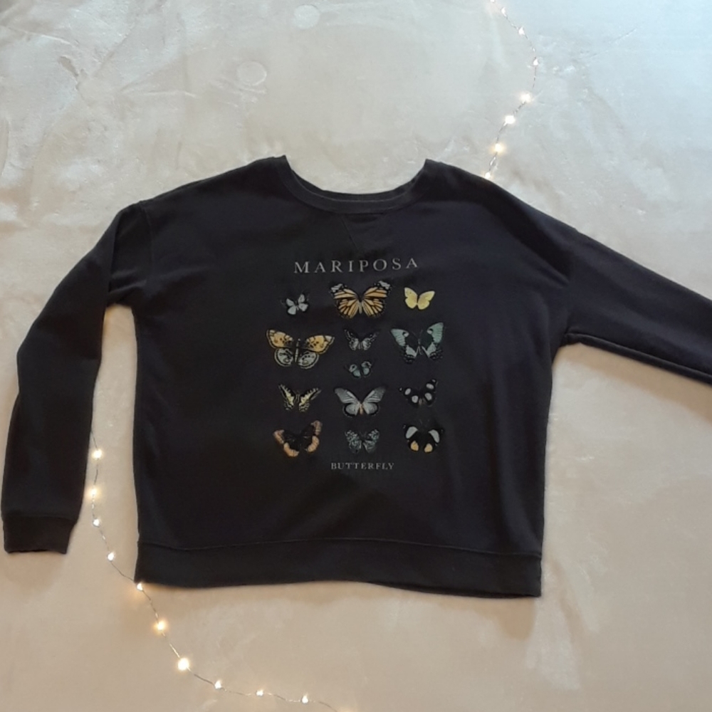 Butterfly crewneck